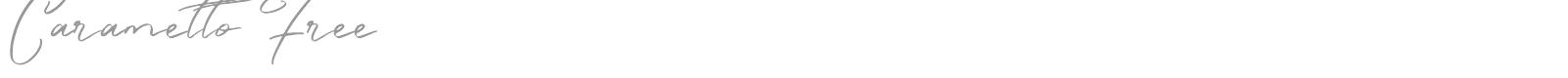 Caramello font preview